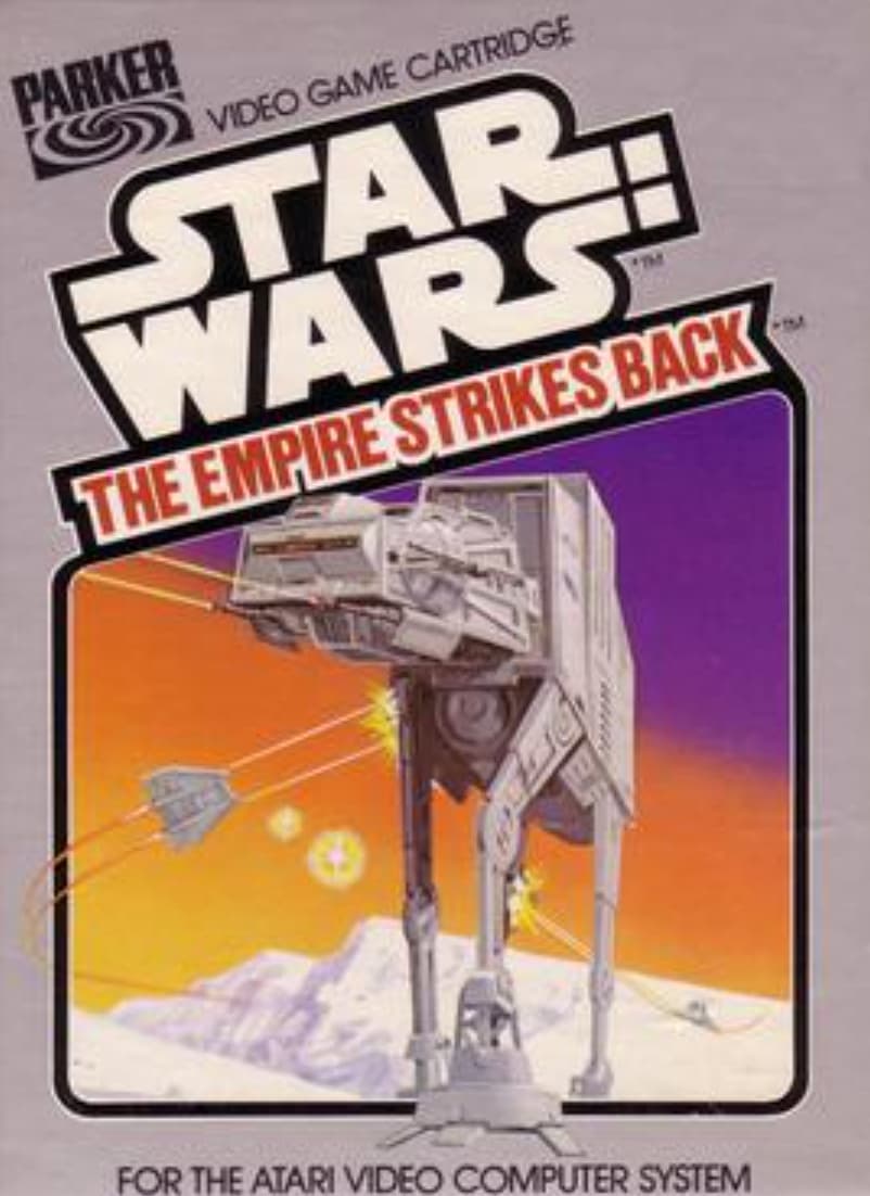 star wars the empire strikes back atari 2600 - Parker Video Game Cartridge Star Wars The Empire Strikes Back For The Atari Video Computer System